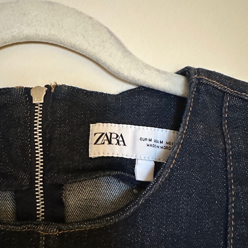 ZARA denim mini dress - Picture 3 of 6